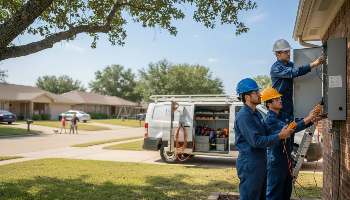 Certified electrician providing emergency electrical services in Murrayville, GA